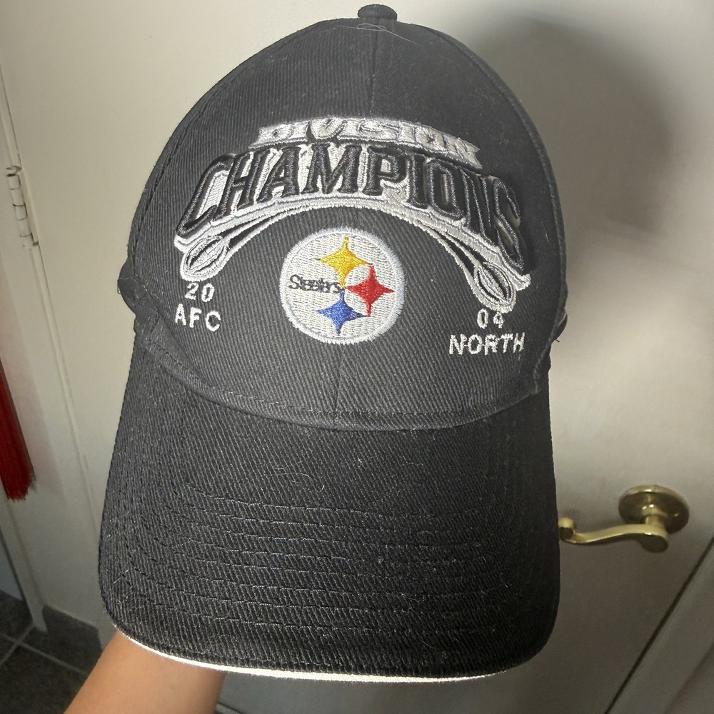 Pittsburgh Steelers Reebok Division Champions 2004 Football Hat OS